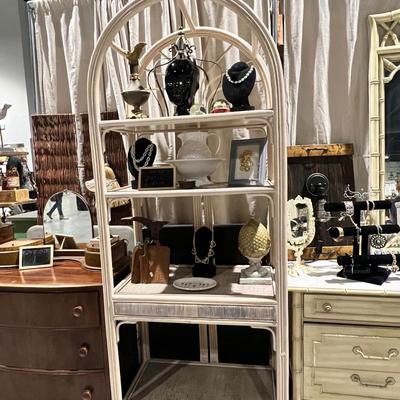 MCM Pair of Bamboo Etagere