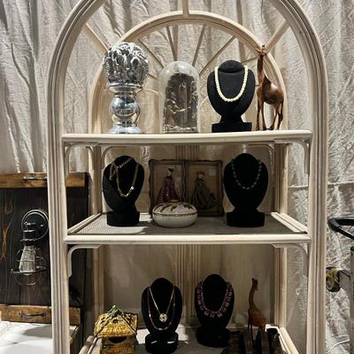 MCM Pair of Bamboo Etagere