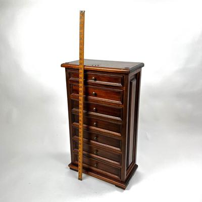 1364 Vintage Mahogany 7 Drawer Chest