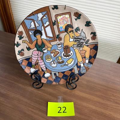 Judy Miller At the breakfast table
