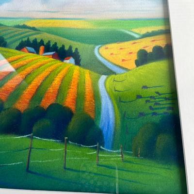 Amish Print from Iowa.  Great coloring.