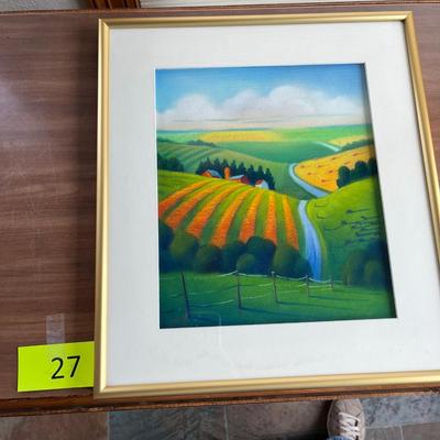 Amish Print from Iowa.  Great coloring.