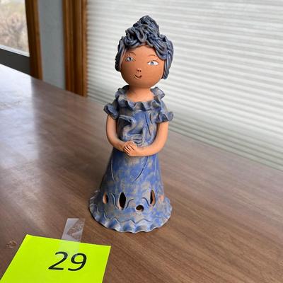 Tera Cotta Pottery Lady Figure