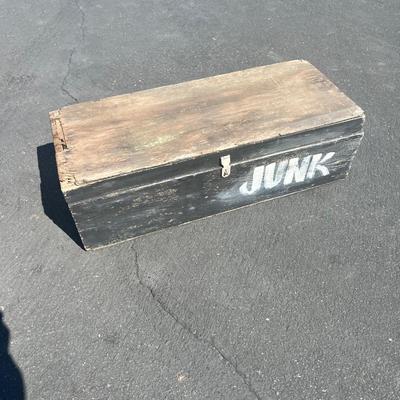 Rustic Wood Box with compartments
