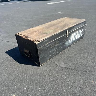 Rustic Wood Box with compartments