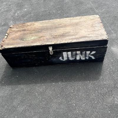 Rustic Wood Box with compartments