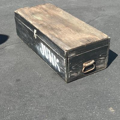 Rustic Wood Box with compartments