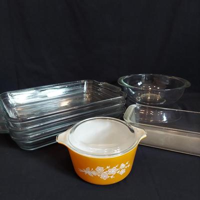 Pyrex and Anchor Hocking Glass Bakeware (K-BB)