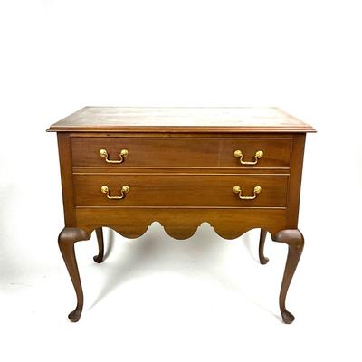 1393 Vintage Mahogany Single Drawer Lowboy Chest