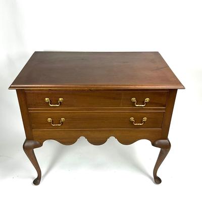 1393 Vintage Mahogany Single Drawer Lowboy Chest