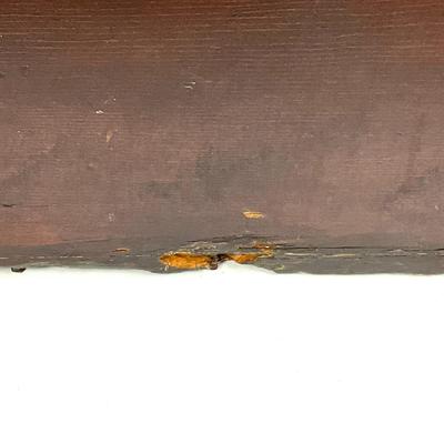 1394 Vintage Wooden Trunk Blanket Chest