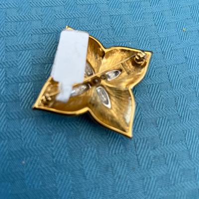 Vintage Gold Tone Retro Brooch/pin