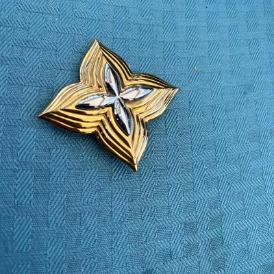 Vintage Gold Tone Retro Brooch/pin