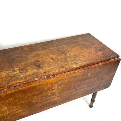 1397 Antique Mahogany Drop Leaf Table