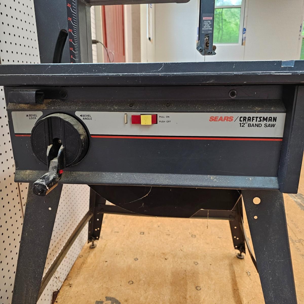 Sears Craftsman 12" Band Saw w/Tilt Head (WSJS)
