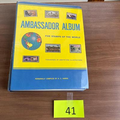 Stamp Book w/ Stamps