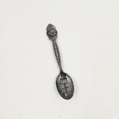 STERLING SILVER TEXAS SOUVENIR SPOON