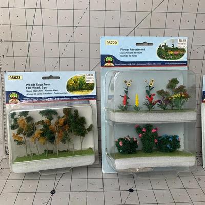 #12 Woods Edge Trees, Flower Assortment and More Crafting Trees