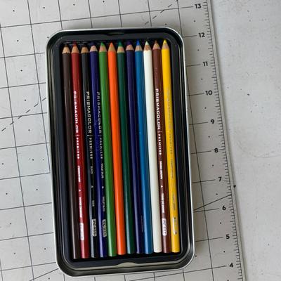 #35 Prismacolor Pencils and Misc. Clay Ball