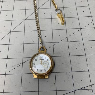 #61 Licorne Italian Deisgn Quartz Pocket Watch On Chain