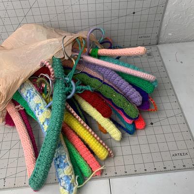 #101 Vintage Yarn Wrapped Hangers