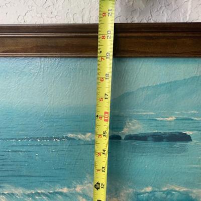 #104 Ocean Waves Framed Print