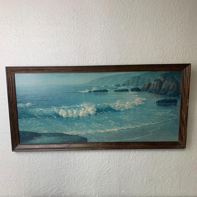 #104 Ocean Waves Framed Print