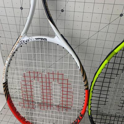 #107 Wilson and Soft Shock Tennis Rackets