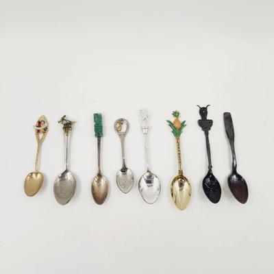 MULTI STATE & COUNTRY SOUVENIR SPOON BUNDLE