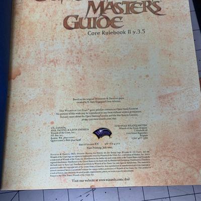 #129 DND DM Guide Book and Arcana Unearthed