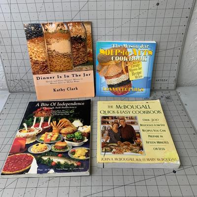 #161 Cookbooks: Soup to Nuts, Dinner Is In The Jar, A Bite of Independence and The Mcdougall 