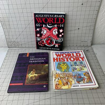 #167 The Arthurian Tradition, Augustus Caesar's World  and The Usborne Book of World History