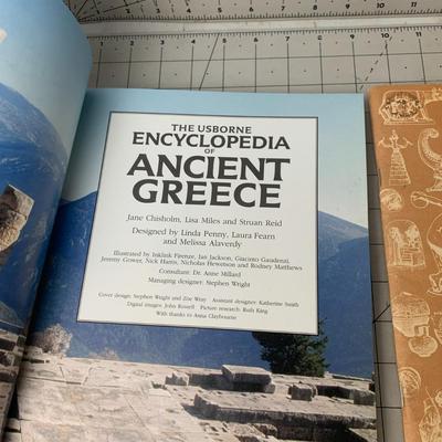#168 The Usborne Encyclopedia of Ancient Greece, Gods and Heros and Ancient History