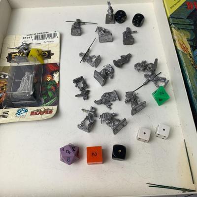 #173 Dungeons and Dragons Dice and Figures