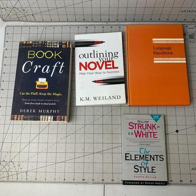 #188 Book Craft, Outlining Your Novel, Language Handbook and Stunk & White