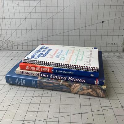 #191 Child's First Book of American History, In God We Trust, The History of US and Quick Reference