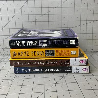 #192 Anne Perry and Anne Rutherford Paperback Novels