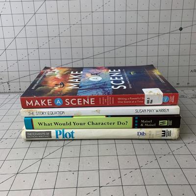#194 Make A Scene, The Story Equation, What Would Your Character Do? and The Elements of Fiction Writing Plot