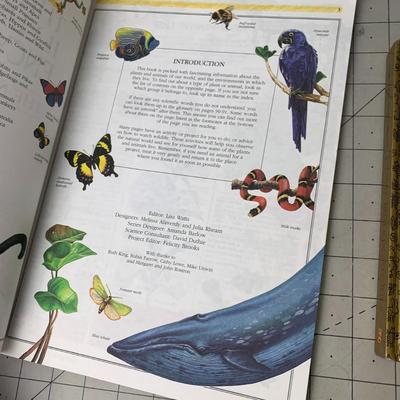 #225 Little Golden Book Eloise Wilkin Stories and The Usborne Illustrated Encyclopedia of The Natural World