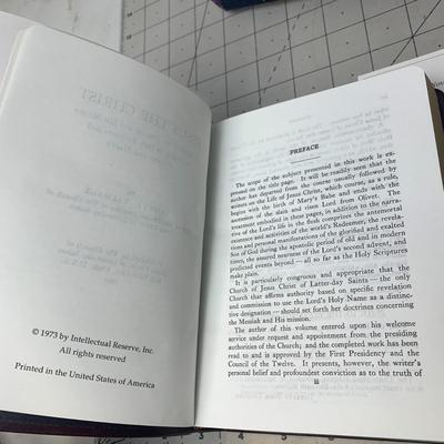 #288 Leather Bound Jesus The Christ and Book of Mormon