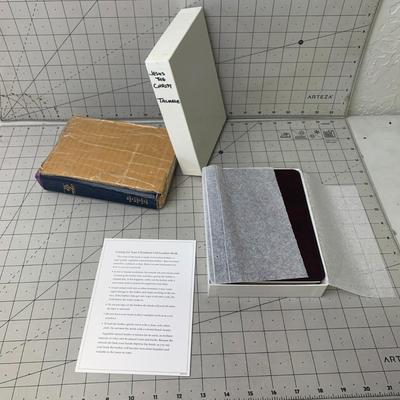 #288 Leather Bound Jesus The Christ and Book of Mormon