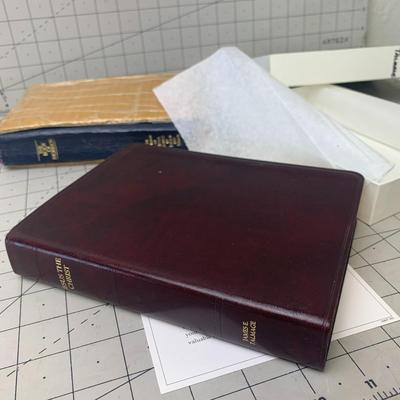 #288 Leather Bound Jesus The Christ and Book of Mormon