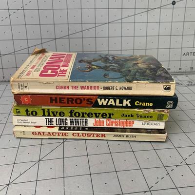 #307 Hero's Walk, To Live Forever, Galactic Cluster, The Long Winter and Conan The Warrior