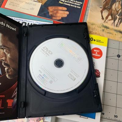 #323 Captain America DVD and Misc. Magazines