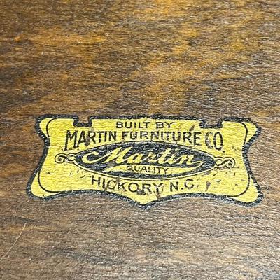 MARTIN FURNITURE CO. ~ Walnut Queen Anne Style Sideboard