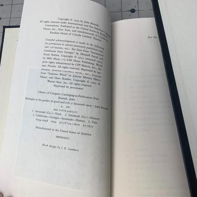 #347 Signed Copy of Witchy Eye and Midnight In The Garden of Good and Evil 