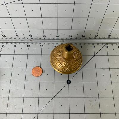 #349 Star Plate and Golden Door Knob