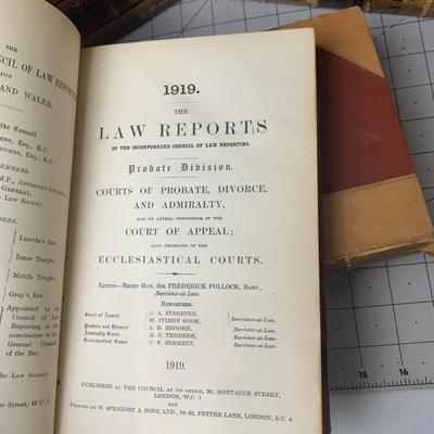 #364 Collection of Law Record Books