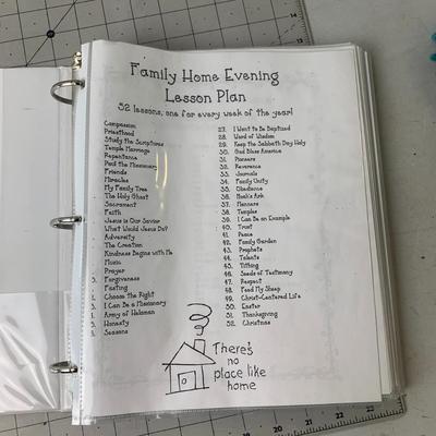 #365 Family Home Evening Lesson Plans and Binders