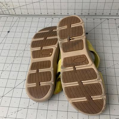 #369 Yellow Sandals Size 8.5